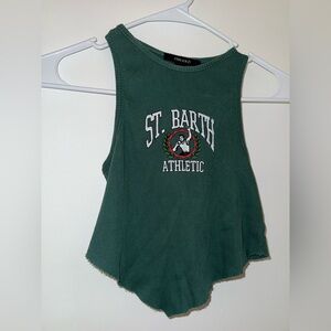 forever 21 st. barth graphic tank top NWT